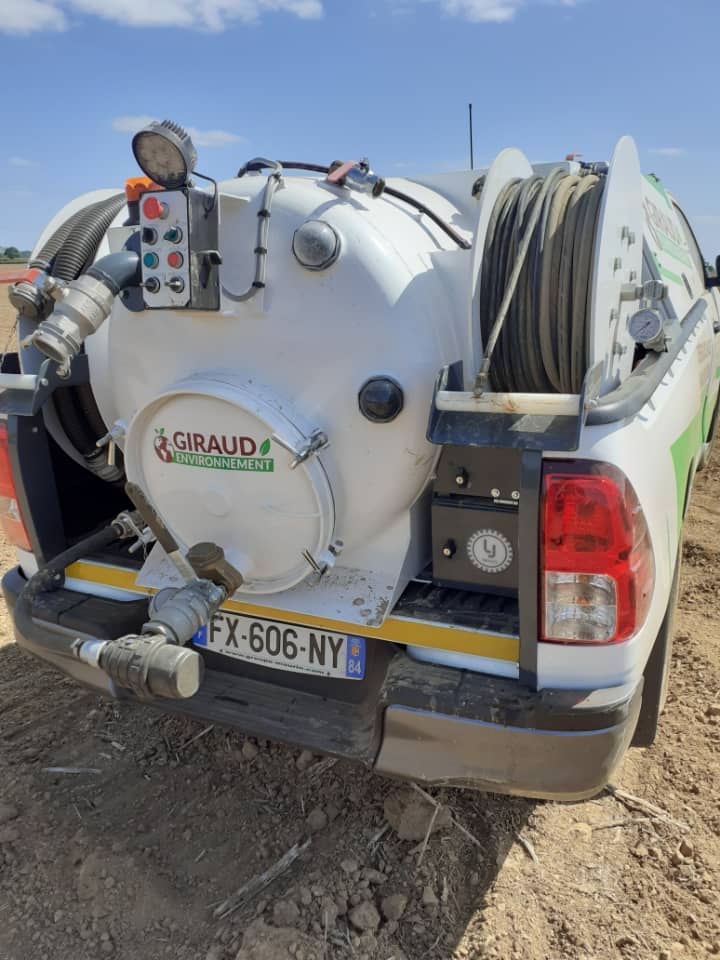 Réalisations de Giraud Environnement entreprise de curage à Saint-Maurice-le-Girard