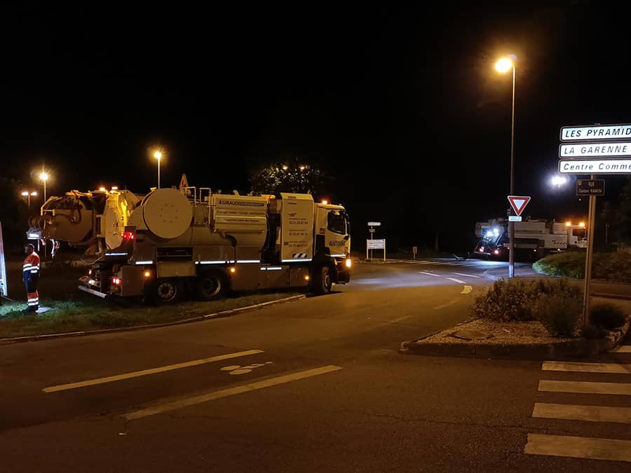 Réalisations de Giraud Environnement entreprise de curage à Saint-Maurice-le-Girard