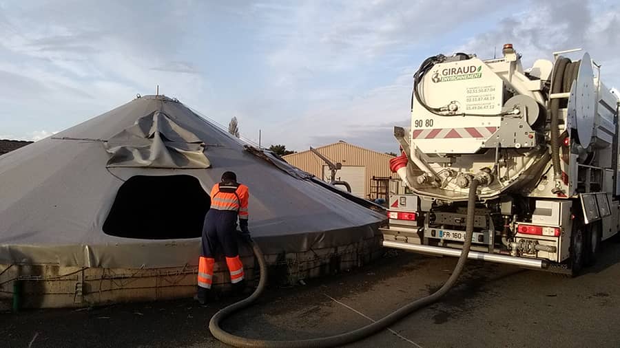 Réalisations de Giraud Environnement entreprise de curage à Saint-Maurice-le-Girard